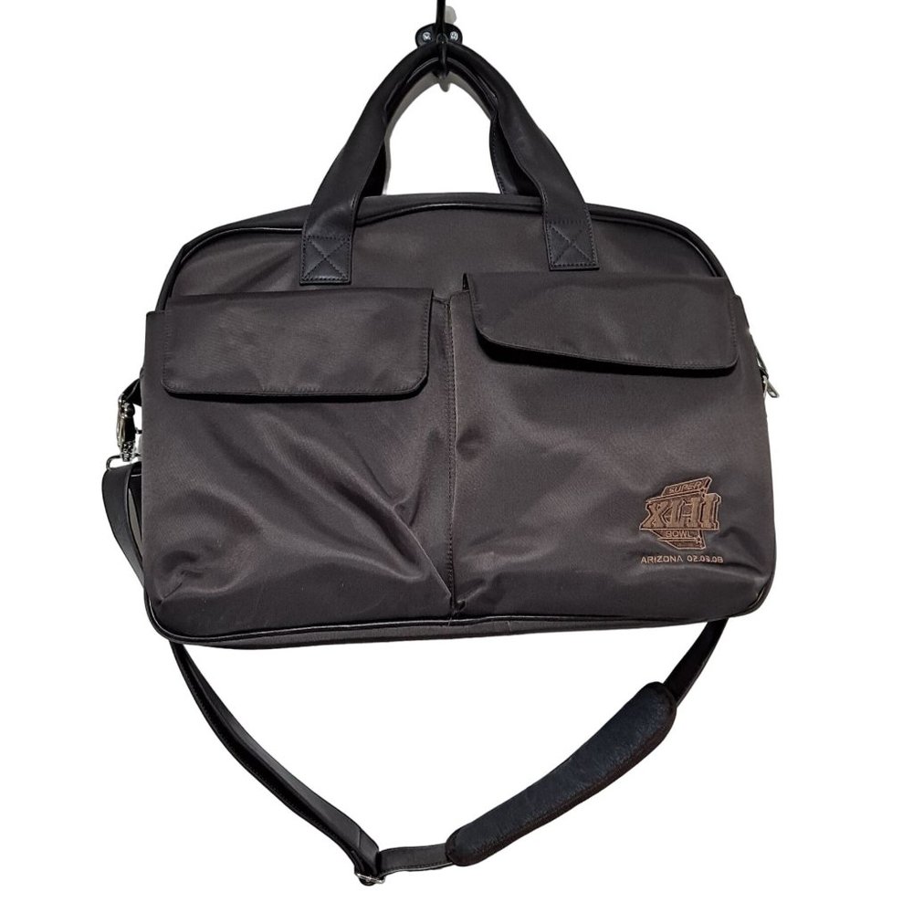 The Giants NFL Laptop Messenger Bag Superbowl XLII Arizona 2/03/08 Luggage Padde